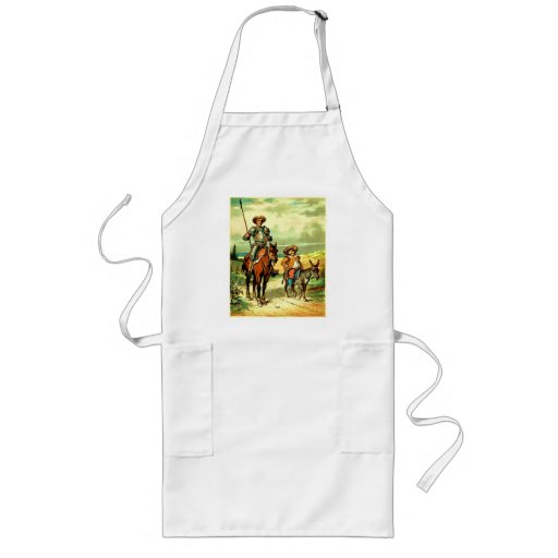 Don Quixote e Sancho Panza Aventais