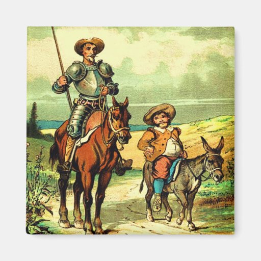 Don Quixote e Sancho Panza Imãs