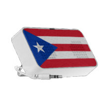 Doodle da bandeira de Puerto Rico Caixinha De Som Para Mp3