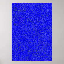 Doodle do macarronete de Bloo Poster