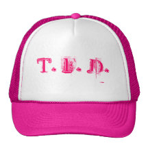 Dor do rosa do chapéu do camionista de T.F.D Bonés