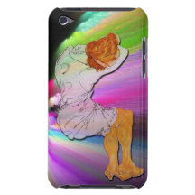 Dormindo em um arco-íris, vintage/abstrato capa iPod touch Case-Mate