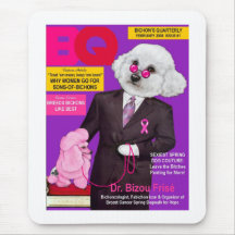 Dr. Frise na capa de revista Mousepad do Bq