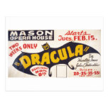 Dracula por Hamilton Deane - 1938 Cartoes Postais
