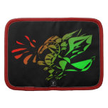 Dragão abstrato do vermelho e do verde agendas
