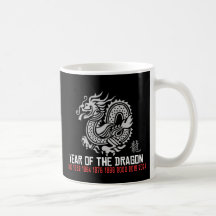 Dragão chinês do ano novo caneca
