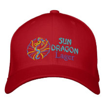 Dragão de Sun, cerveja pilsen Bonés Bordados