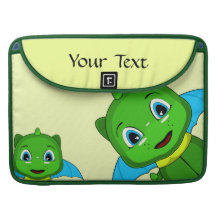 Dragão verde e azul de Chibi Bolsa MacBook Pro
