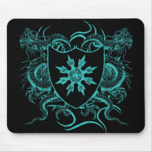Dragões de Shuriken Mousepads