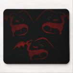 Dragões vermelhos mousepad