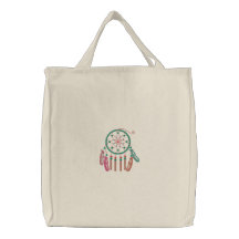 Dreamcatcher bordou a sacola bolsas para compras