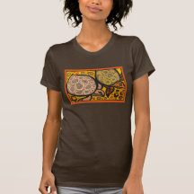 Duas camisetas das tartarugas do mosaico