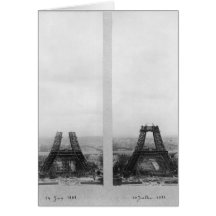 Duas ideias da construção do Eiffel Cartoes