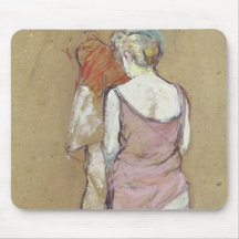 Duas mulheres Semi-Nus Mousepad