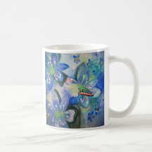 Duende azul canecas