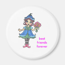 duende do bff imã de refrigerador
