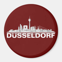 Düsseldorf City Skyline íman, de frigorífico, íman Imas De Geladeira