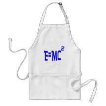 E=MC2 (azul) Avental