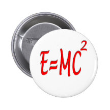 E = MC2 (vermelhos) Botons