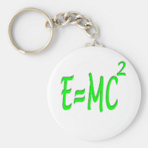 E = MC 2 (verde) Chaveiro
