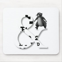 E texugo de mel mousepad