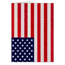 E.U. - Bandeira americana Cartão