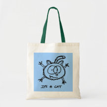 É um gato bolsa para compra