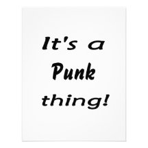 É uma coisa do punk! convite personalizado