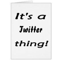 É uma coisa do twitter! cartões