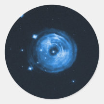 Eco claro da estrela V838 Monocerotis Adesivos Em Formato Redondos
