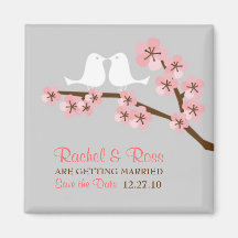 Economias do casamento do jardim da flor de cereje imã