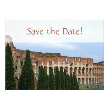 Economias personalizadas de Colosseum Roma Italia  Convites Personalizado