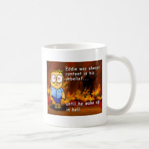 Eddie acorda no inferno canecas