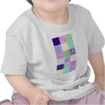 Edredão feminino e fresca do vetor dos quadrados d tshirt