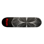 Efeito abstrato skate personalizado