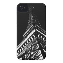 Eiffel na noite iPhone 4 capas