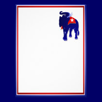 Elefante do GOP 8,5" x 11" papel timbrado