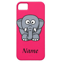 Elefante personalizado dos desenhos animados capas iPhone 5 Case-Mate