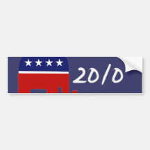 Elefante republicano do elefante/GOP Adesivos