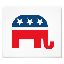 Elefante republicano impressão de fotos