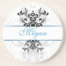 Elegância clara personalizada porta copos para bebidas