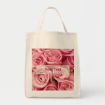 Elegância do rosa do rosa bolsas para compras