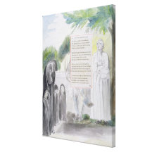 "Elegia escrita em uma Igreja-Jarda do país", desi Impressão De Canvas Esticadas
