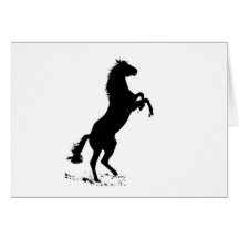Elevando o cavalo cartões