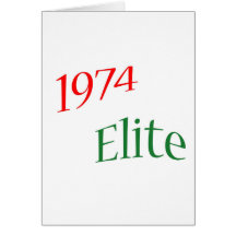 Elite 1974 cartao