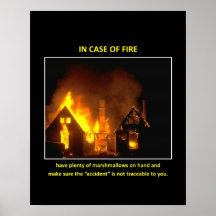 em-caso--fogo-ter-abundância--marshmallows posteres
