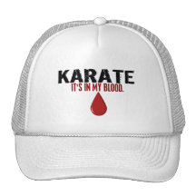 Em meu KARATÉ do sangue Bonés