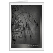 Em Silent Mourning Cartoes
