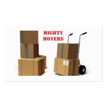 Empacotamento/que move-se modelo cartoes de visita