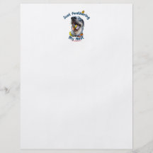 Emplume-se seu cão de pássaro do ninho panfletos personalizado
